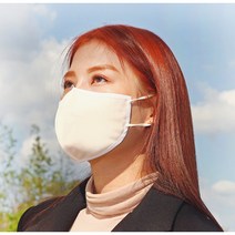 저스트아이스 수영장 목욕탕 헬스장 숨쉬기 편한 마스크, 화이트 아동