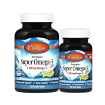 Carlson Labs 칼슨랩스 슈퍼 오메가 3 피쉬 오일(100+30 소프트젤) 1200mg 130정, 130소프트젤