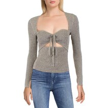 Jonathan Simkhai Womens Alexia Cut-Out Fitted Pullover Sweater Top BHFO 0521