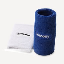 키모니 손목밴드 1단롱 손목아대 땀흡수 신축성 우수, 블루