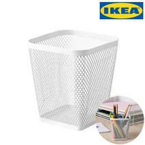 이케아 드뢰니엔스 연필꽂이 화이트 연필통