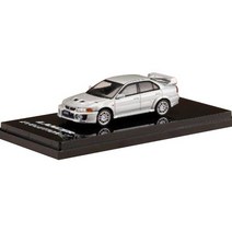 Hobby JAPAN 하비 재팬 HJ641032AS 1/64 미츠비시 랜서 GSR 에볼루션 5 CP9A 위성 실버 메탈릭 [다이캐스트 미니카], 단일