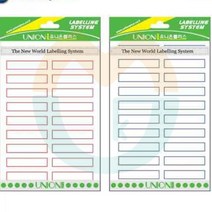 위센티브 11X43MM 일반 견출지 이름견출지 전출지 사무용견출지, 적색