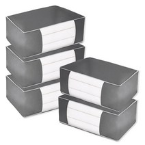 긱보드 이불 옷 수납 정리 대형 보관함 블럭형, 다크그레이, 5개