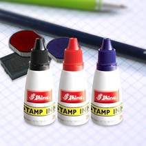 불변스탬프잉크(자동스탬프 전용/28ml/청보라색), 단품