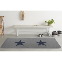 딸아이방 침실 핑크 그레이 논슬립 별패치 순면러그 안마의자용 자취용 포근 매장용