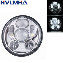 할리 led 헤드라이트 전조등 5.75 오토바이 스포츠카 스트리트 XG500 XG750A 용 LED, Chrome light