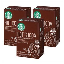 스타벅스 핫초코 코코아 파우더 가루 믹스 더블 초콜릿 28g 8스틱 3팩 Starbucks Hot Cocoa Double Chocolate, 1세트