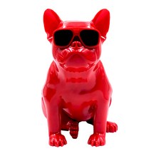 CHINA 불독 블루투스 s5 자르 스피커 프렌치불독 강아지스피커, 루비 레드, 전신 소형