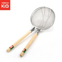 스텐영업용건지기 거름망 뜰채 건지게 ks-30011, 스텐영업용건지기-5호(230Ø), A망(망간격2mm)