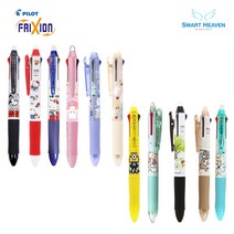 프릭션 3색 볼펜 디즈니x무민x푸x미니언즈x마이멜로디, 무민레드(슬림) 0.5mm