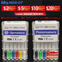 핸드 리머 볼트 6개/갑 치과 K/H/S/R 파일 루트 Canal 플러그 스프레더 K 리머 endododontics Limas 악기, 35 P 25MM NO.30