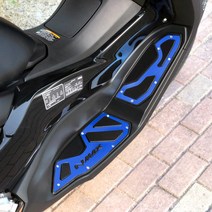 2021 NMAX125 튜닝 발판 야마하 엔맥스 로고 스텝플레이트, Blue - 블루