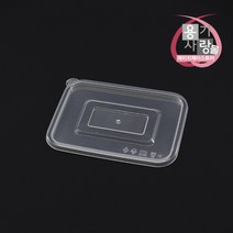 사각죽용기 300ml 500ml 반찬용기 뚜껑 800개