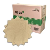 티슈도리 칵테일냅킨 갈색지, 2개, 8000매입