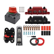 자동차 12V-48V 배터리 아이솔레이터 방수 600A 전원 차단 스위치 트레일러 캠핑카 해양 보트 회로, 한개옵션0