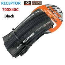 Maxxis-리셉터 700x4 0C/650x47B 세미 슬릭 자갈 타이어 튜브리스 EXO TR MTB 로드 바이크 하드 포장 27.5r, [03] 700X40C BLACK