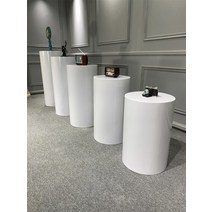 작품 진열대 받침대 다이 백화점 상품 전시 디피, S.지름 60cm  높이 90cm (도장과정)