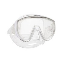 Scubapro 스쿠버 다이빙 또는 스노클링용 플럭스 마스크 (화이트), White