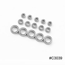 FMS 1:24 FCX24 K5 블레이저 RC 트럭 부품 타이어 충격 흡수 장치 전면 또는 후면 범퍼 창문 루프탑 랙, 4.C3039, 1개