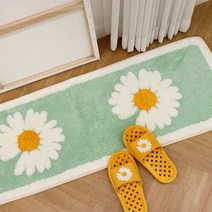 집에 감성 러그 욕실 발매트 주방매트 카페트, 데이지 그린