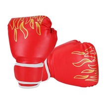 아이들 아이들 kickboxing 훈련 장갑 펀치 샌드백 스포츠 mma 권투 글러브, 빨간색