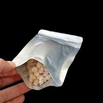 밑투명 실용적인 지퍼스탠드 알루미늄봉투 지퍼백 18X26cm 300P, 18X26cm 밑면10cm