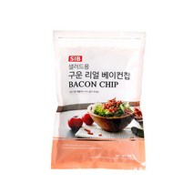 선인 구운 리얼 베이컨 칩 샐러드 토핑 빵 크런치 반건조, 500g