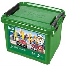 BRIO 브리오 WORLD 카고 레일 디럭스 세트 블록 33097, One Color