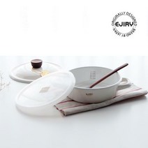 에지리 컬러콜렉션 법랑냄비 18cm 전골 화이트