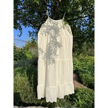 [주문제작] 광목 속치마 원피스 레이어드 민소매 소녀감성 여름 슬리브리스 [광목색]