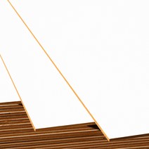 큐브프레임 두께6mm 밀키화이트 MDF합판 나무판자 목재재단 판대기, 테두리:없음