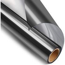 틴팅 필름 유리창 선팅지 차썬팅 편도 미러 창 주간 프라이버시 태양 차단 열 제어 anti uv 반사 self adhesive window tint for home, 블랙 실버, 80x300cm