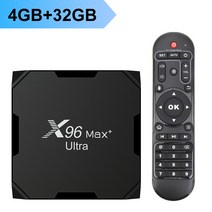 TV수신기 지상파안테나 공중파안테나 공청안테나 X96 맥스 플러스 울트라 안드로이드 박스 안드로이드 Amlogic S905X4 4G 64GB 지원 AV1 8K 듀얼 와이파이, 영국 플러그, 01 4GB 32GB
