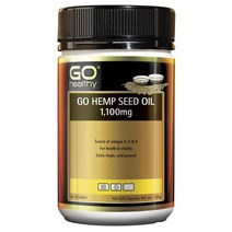 고헬씨 햄프 씨드 오일 1100mg 100 소프트젤 캡슐 GO Healthy Hemp Seed Oil 1100mg 100 Softgel Capsules, 100캡슐