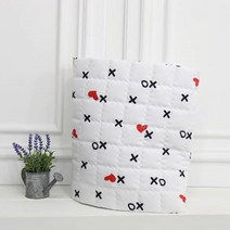 소잉홀릭 인견누빔 - 하트 OX / 천연꼰사 누빔원단 퀼팅원단