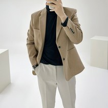 아도르클래식 피렌체 울 모직 봄 가을 겨울 캐주얼 슬림핏 빅사이즈 자켓