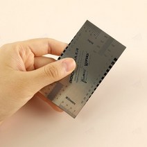 어쿠스틱 베이스 일렉트릭 기타 조율 셋업 스트링 눈금자 액션 게이지 카드타입 관리용품