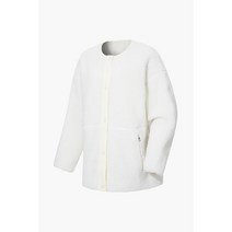 코오롱스포츠 코오롱스포츠 동절 여성 중 기장 노카라 플리스 자켓 TVJFW21502 IVO