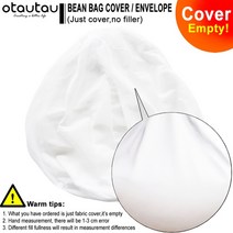 셰르파 소파커버 쇼파천갈이 OTAUTAU 빅 XXL 소파 커버 빈 이너 워시 거대한 오토만, 3.Inner bag-no mesh - 90cm