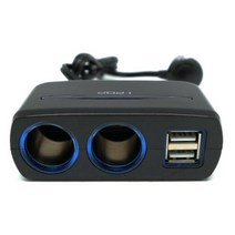 블루LED 프리볼트 듀얼 USB 2구시거잭소켓 고속충전기