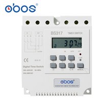 타이머 380V LCD 디지털 다목적 삼상 프로그래밍 가능 제어 전원 타이밍 스위치 모터 타이머, 01 BS317 AC380V 25A