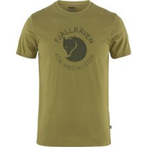 [국내발송] 피엘라벤 FJALLRAVEN 아웃도어 남성 폭스 티셔츠 그린 반팔티 로고프린팅 87052/624