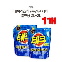 댕이몰 LG 테크 베Ol킹소다 구연산포함 액체세제 2L+2L - 일반세탁기용세제, 1개