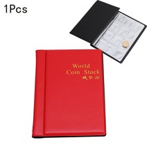스크랩북 포토 초음파앨범 성장 30 시트 가죽 종이 머니 컬렉션 앨범 페이지 포켓 보호 가방에 대한 통화, 08 red coin stock
