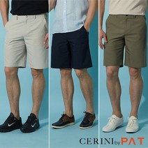 CERINI by PAT 남성 링클프리 면 스판 반바지