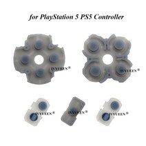 IVYUEEN 실리콘 전도성 고무 접착 버튼 패드 키패드 소니 플레이스테이션 듀얼쇼크 4 5 PS5 PS4 프로 컨트, 한개옵션1, 04 P5 Controller