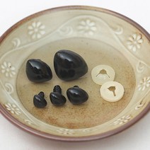 [대량구매]민자삼각코(인형코)(100개), 8mm