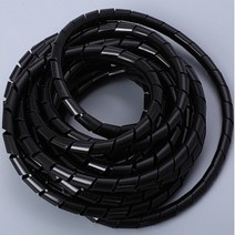 케이블 스크류 꽈배기 전선정리 10mmX8m 2P 1세트, 블랙 2P 1SET, 2개