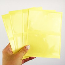 명합 사이즈 속지 교체용 포스트포켓 9.2x5.5cm 4매 명찰제작 명패 명찰 명찰집게 엽서꽂이 안내표지판 명함꽂이